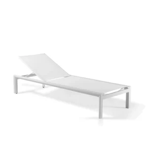 Salon de jardin AMORA – Lit de repos aluminium