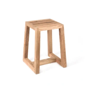 Tabouret HERMOSA – Teck recyclé