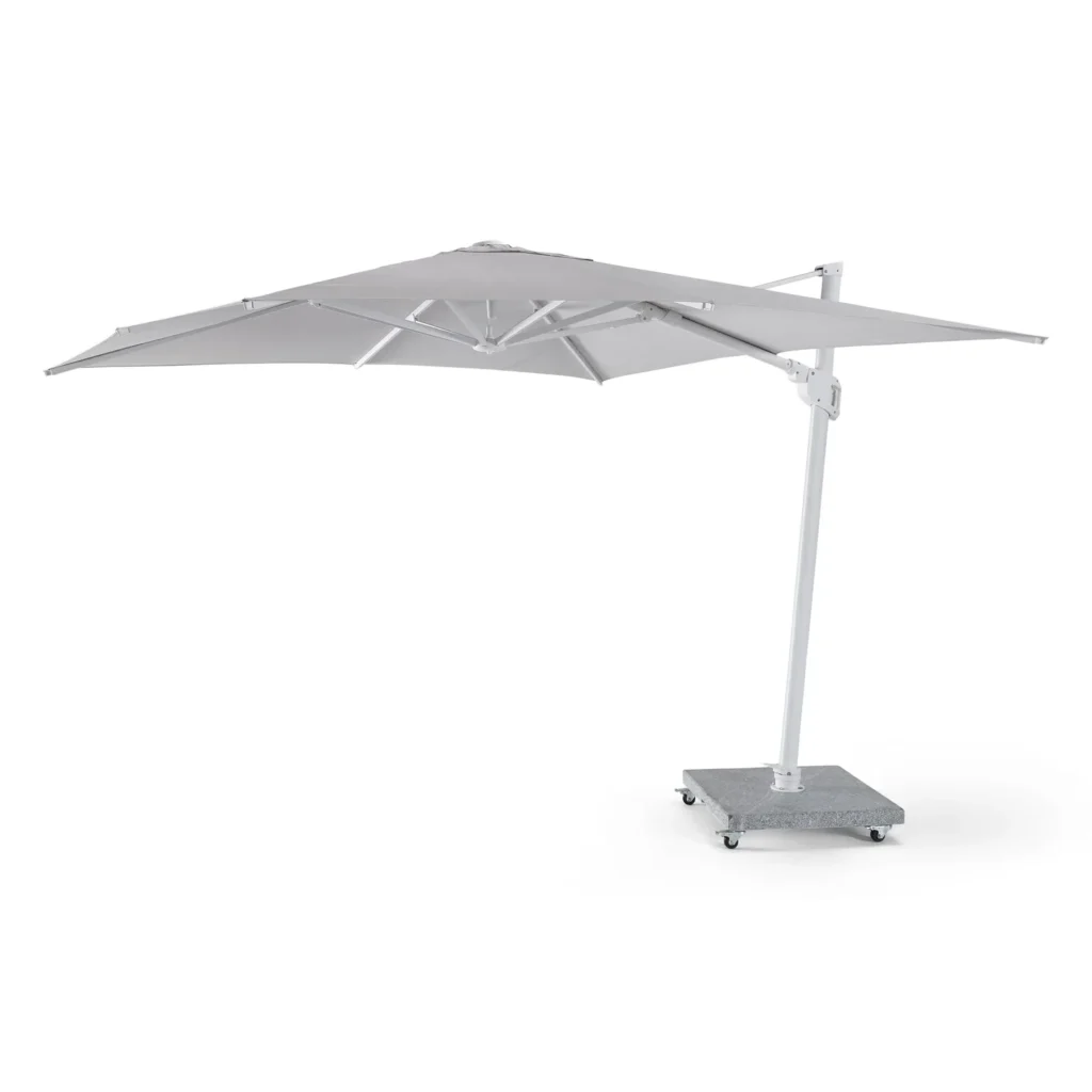 Parasol déporté MIAMI – Tissu oléfine + housse