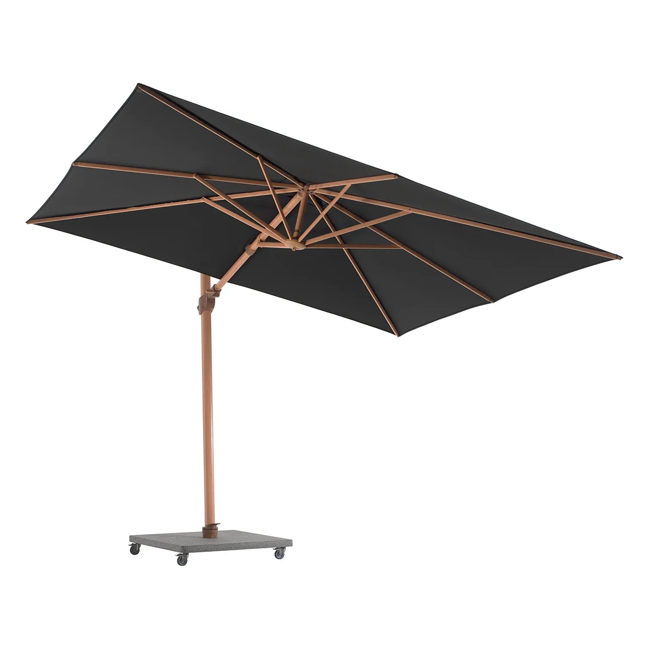 Parasol déporté PORTLAND – Tissu oléfine 320gr 300x300 + housse – Image 4