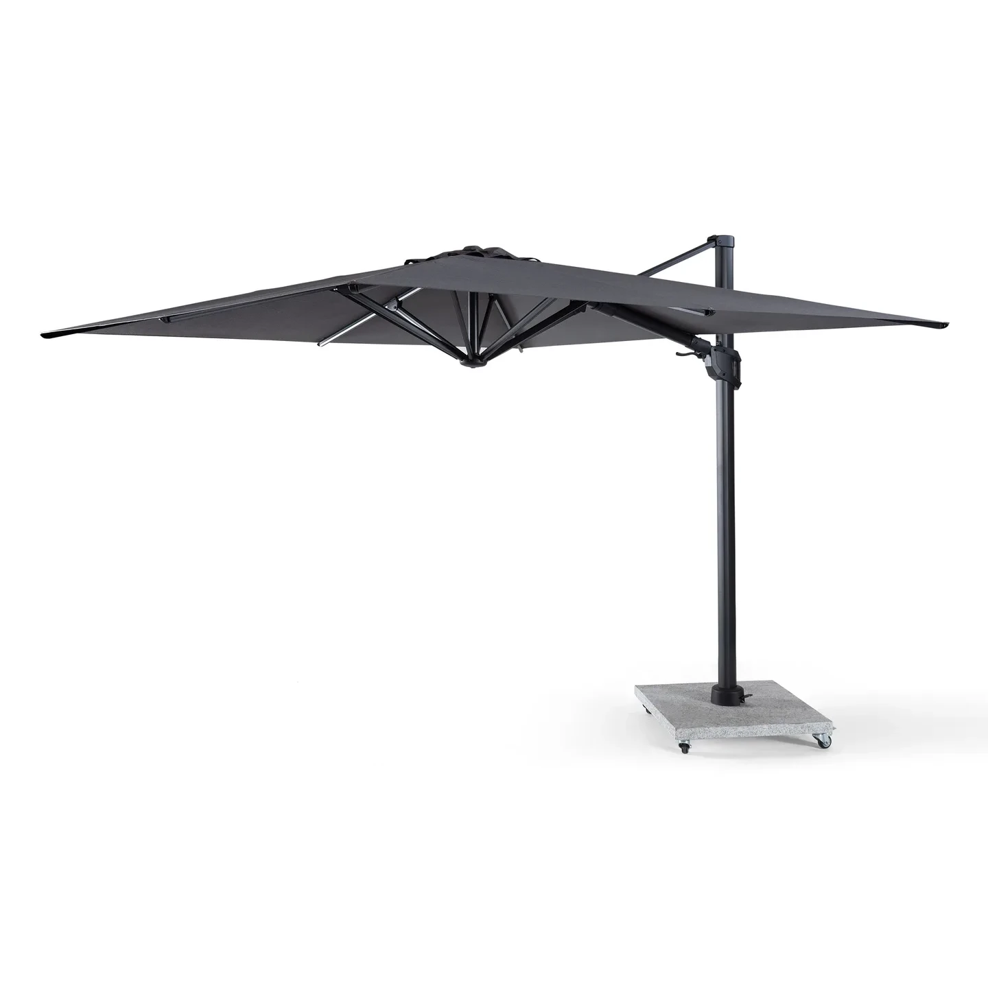 Parasol déporté UTAH – Tissu spuncrilic 250gr 300x300 + housse