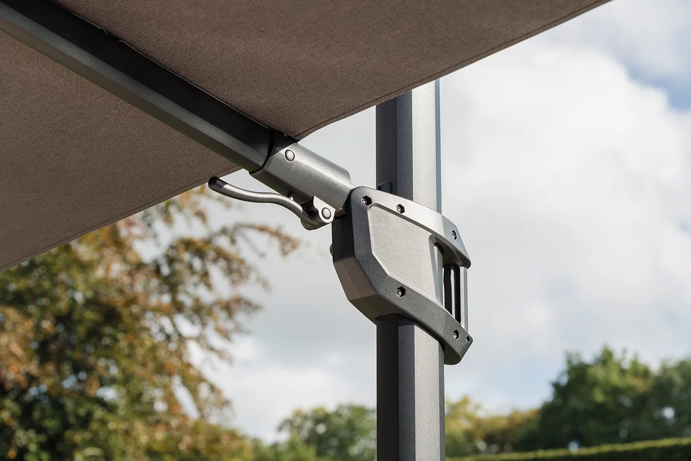 Parasol déporté UTAH – Tissu spuncrilic 250gr 300x300 + housse – Image 8