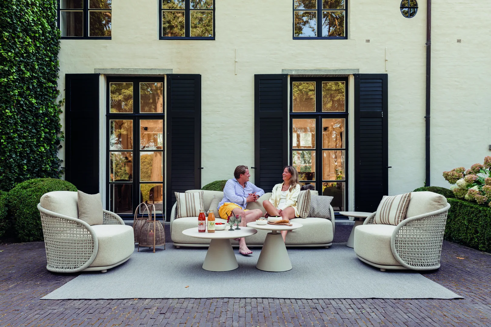 Salon de jardin AMORA – Canapé 3 places – Image 6