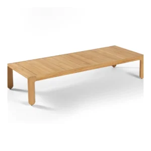 Table de repas basse GRACE – Teck 390×110