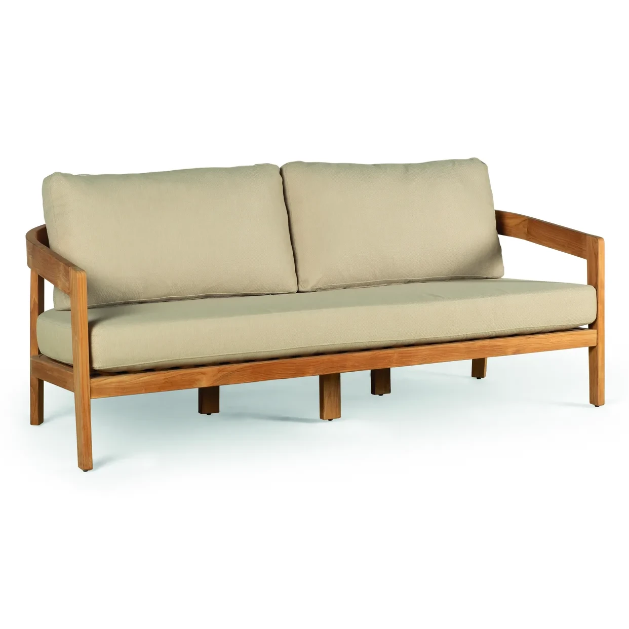 Salon de jardin LECCE dune écru – Salon complet (2 fauteuils + canapé 2,5P + tables basses) – Image 6