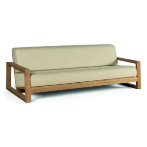 Salon de jardin LONDON – Canapé 3 places, coussin