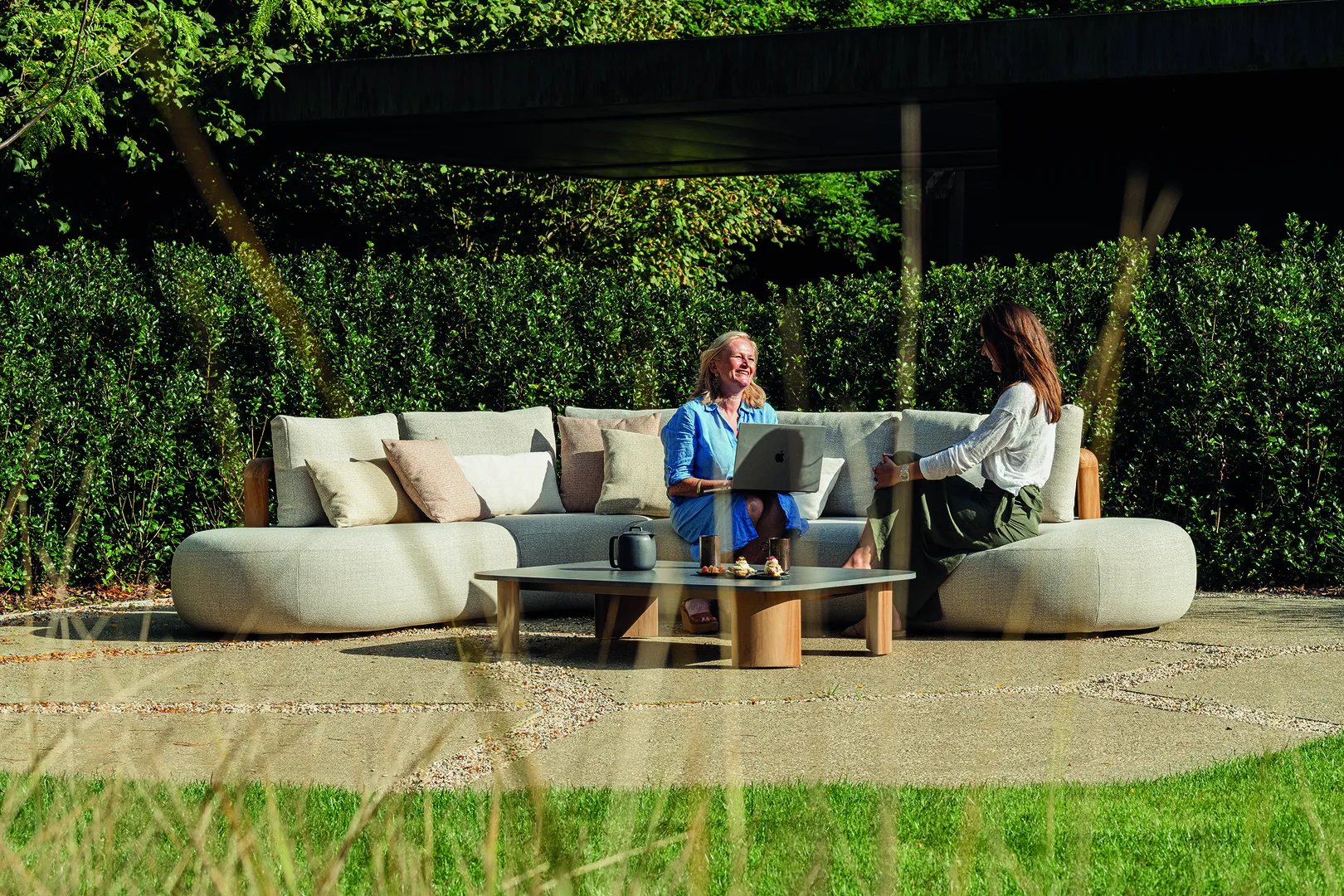 Salon de jardin MILA – Canapé 2 places – Image 3