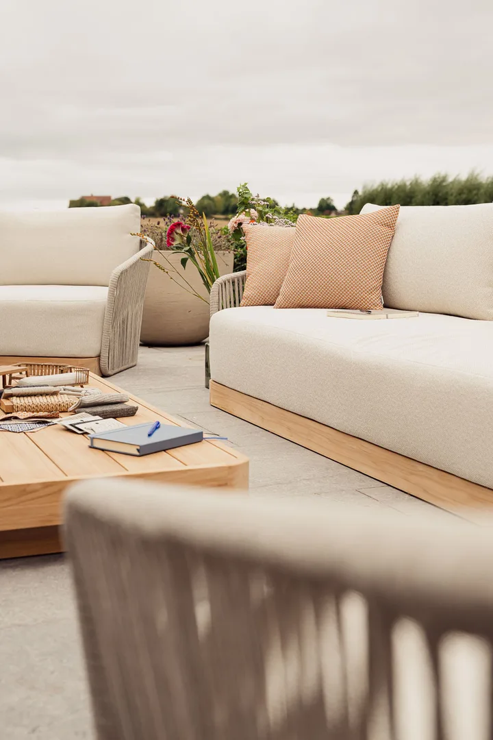 Salon de jardin NINO – Table basse teck – Image 4