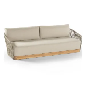 Salon de jardin NINO – Canapé 3 places + housse de protection