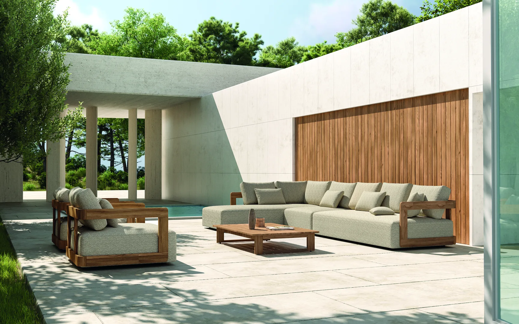 Salon de jardin RAFA – Table basse – Image 10