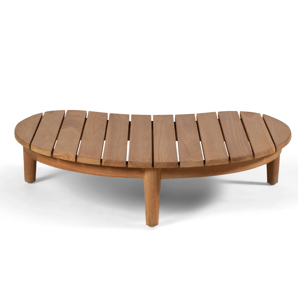 Table basse demi-lune SANTORINI – Teck – Image 2