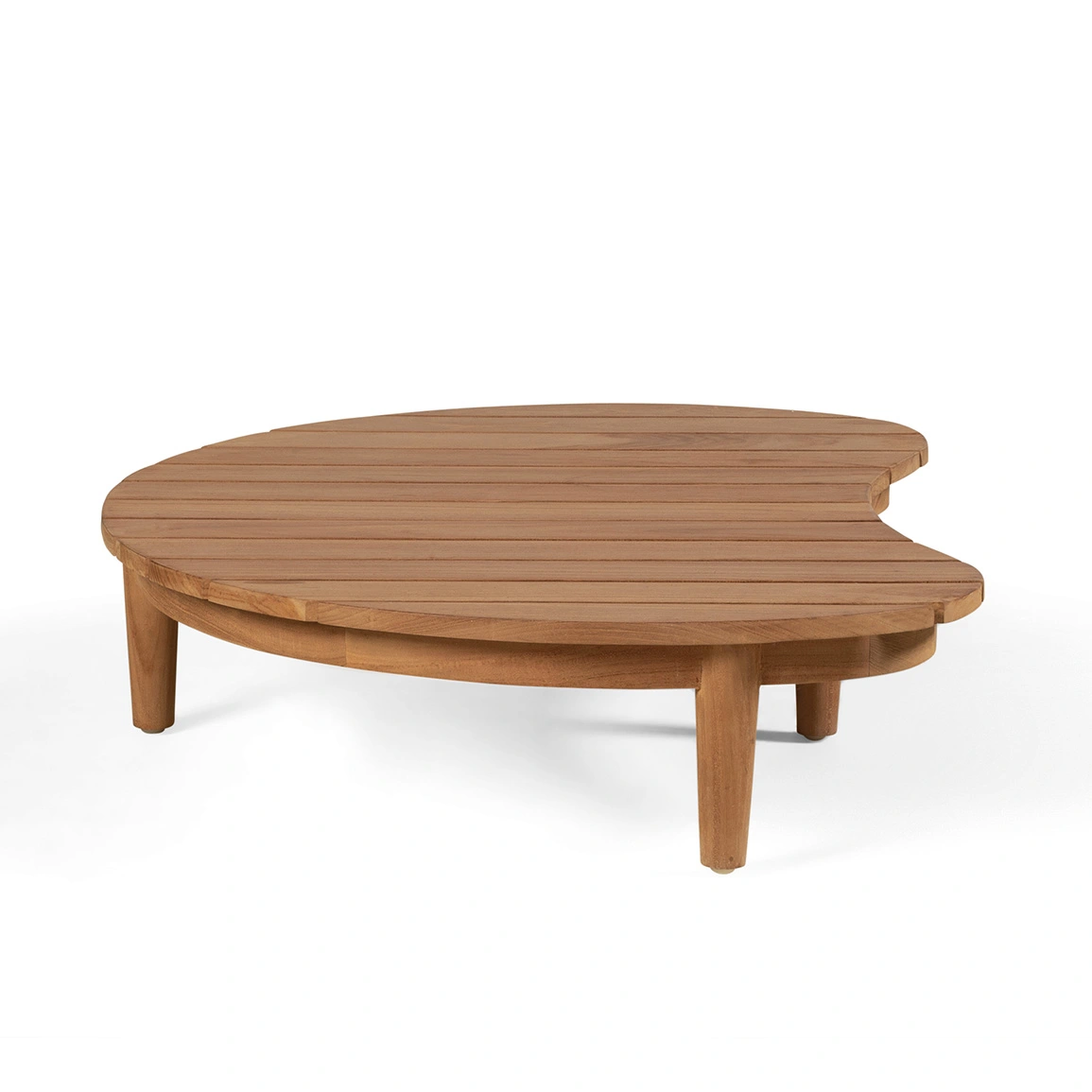 Table basse demi-lune SANTORINI – Teck – Image 3