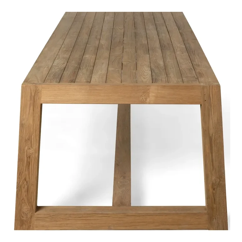 Table rectangulaire HERMOSA – Teck recyclé – Image 6