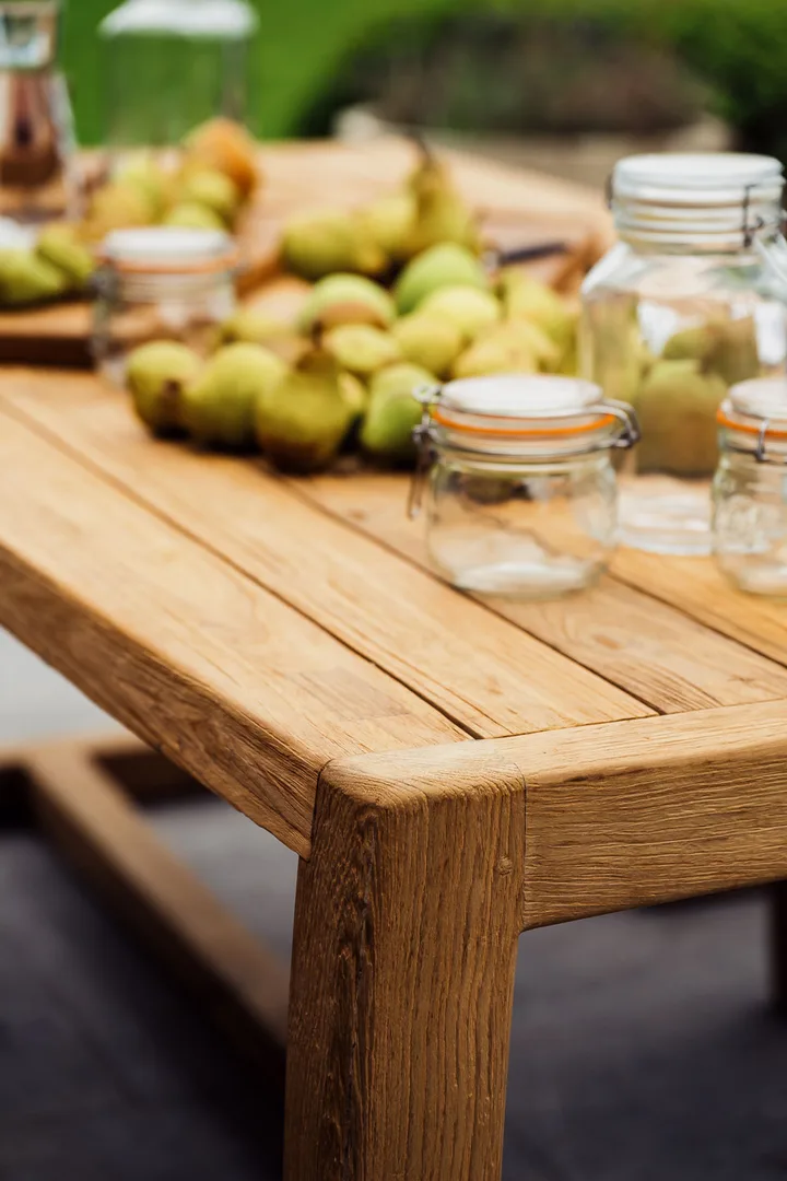 Table rectangulaire MANON – Teck recyclé 220x100 – Image 3