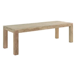Table rectangulaire PRIMITIVE – Teck recyclé