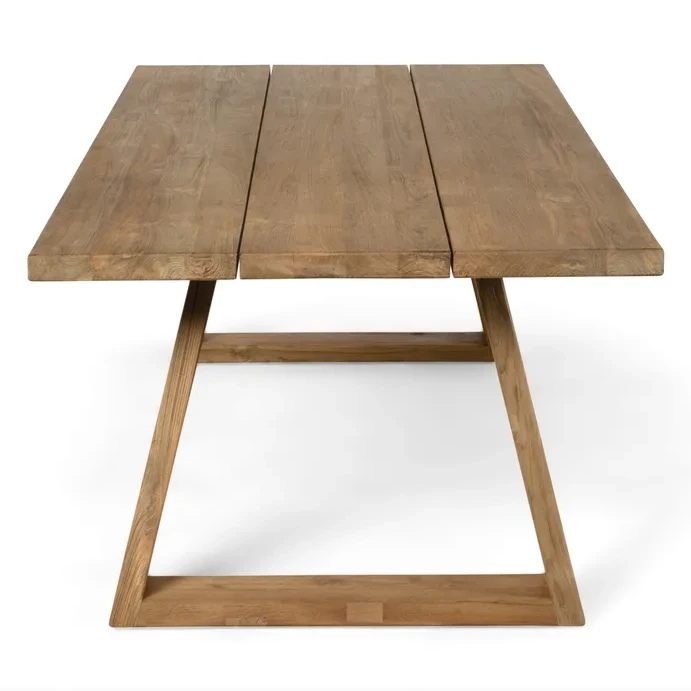 Table rectangulaire VICTORIA – Teck recyclé – Image 3