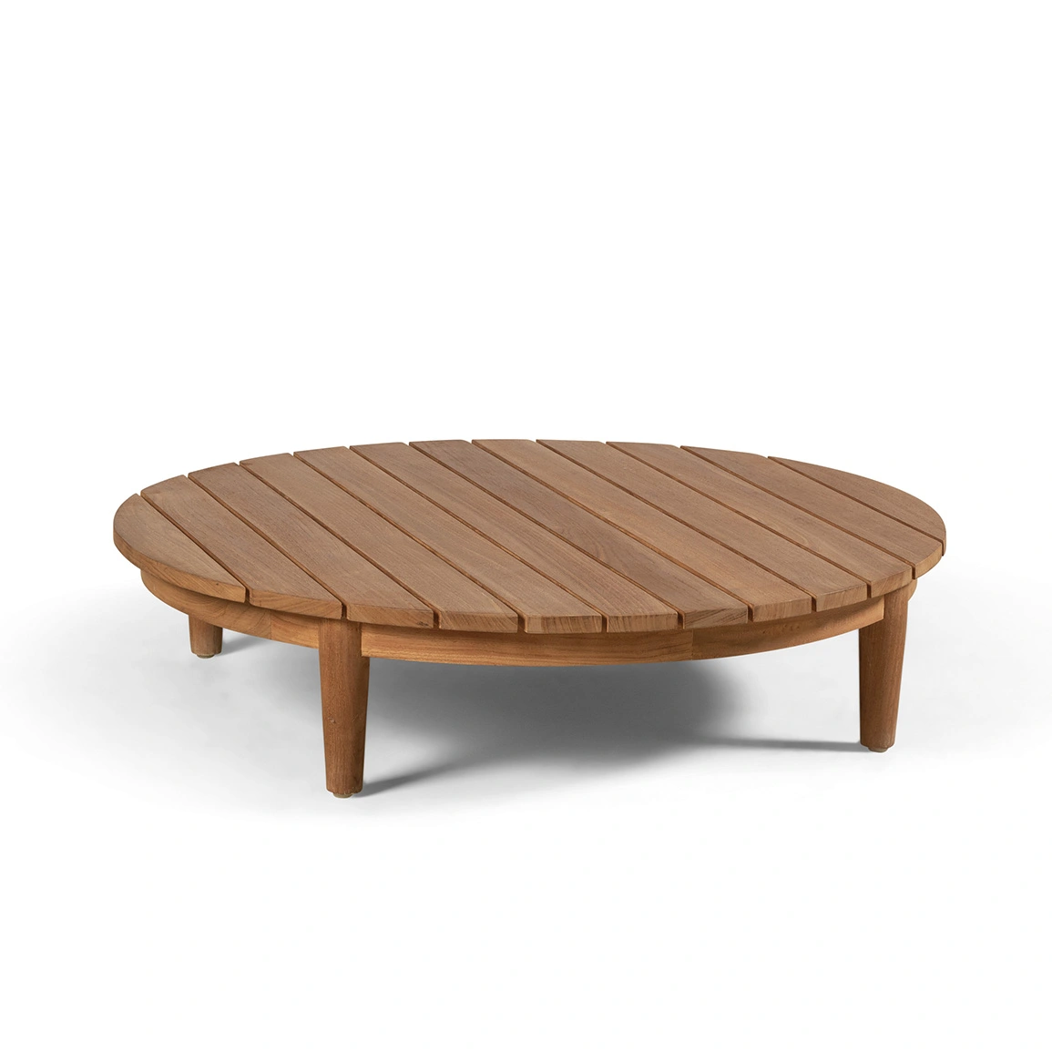 Table basse ronde SANTORINI – Teck (Ø90) – Image 2