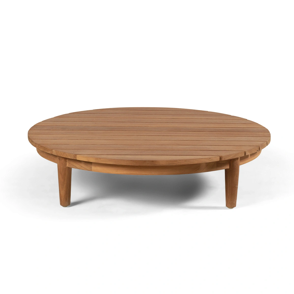 Table basse ronde SANTORINI – Teck (Ø90)